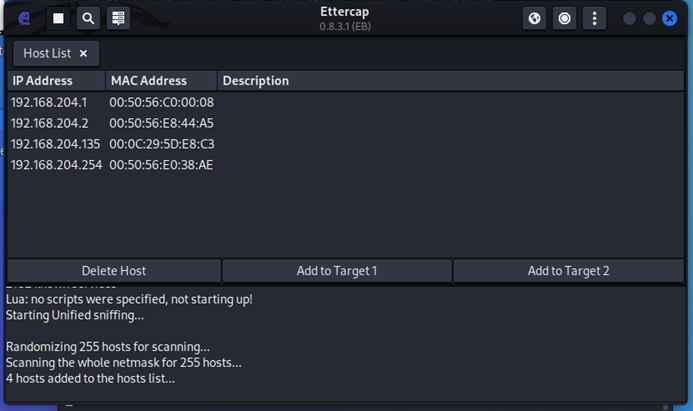图11 在host list中查看扫描结果