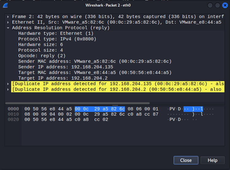 图21-2 arp部分抓包细节